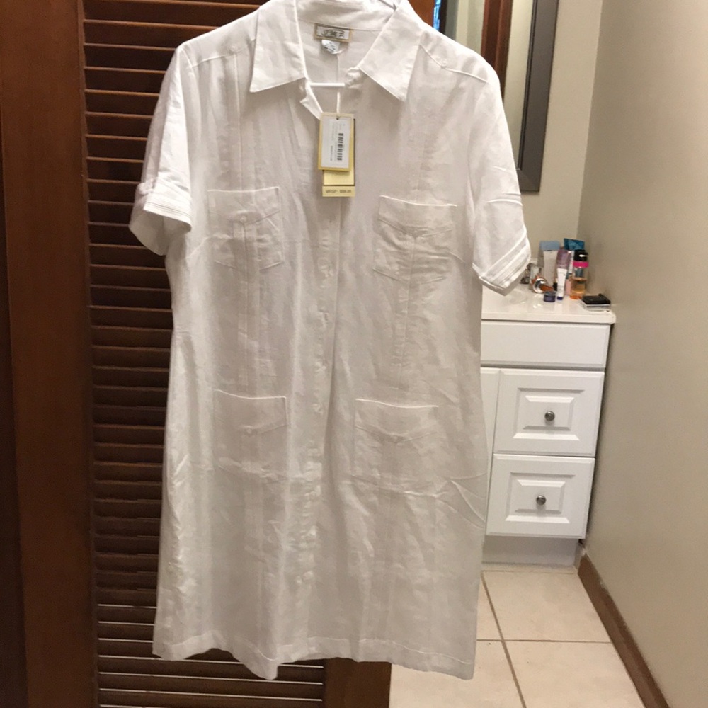 Cubavera linen dress